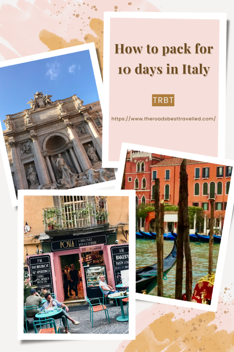 How to pack for 10 days in Italy