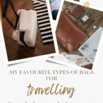 Image showing best types of bags for travelling such as carry-on luggage and cross-body purses.